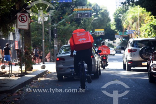Ciclista entregador de restaurante - via aplicativo Rappi - Rio de Janeiro - Rio de Janeiro (RJ) - Brasil