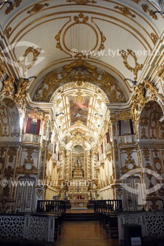 Interior da Igreja de Nossa Senhora do Carmo (1770) - antiga Catedral do Rio de Janeiro - Rio de Janeiro - Rio de Janeiro (RJ) - Brasil