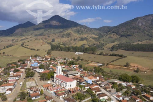 Foto feita com drone do distrito Luminosa - Brasópolis - Minas Gerais (MG) - Brasil