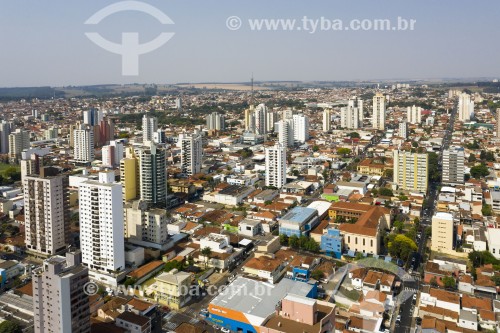 Foto feita com drone da cidade de São Carlos - São Carlos - São Paulo (SP) - Brasil