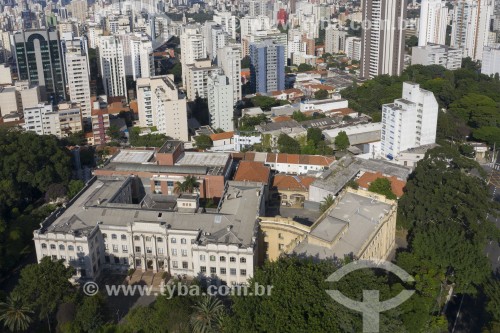 Foto feita com drone da Faculdade de Saúde Pública da Universidade de São Paulo (USP) - São Paulo - São Paulo (SP) - Brasil
