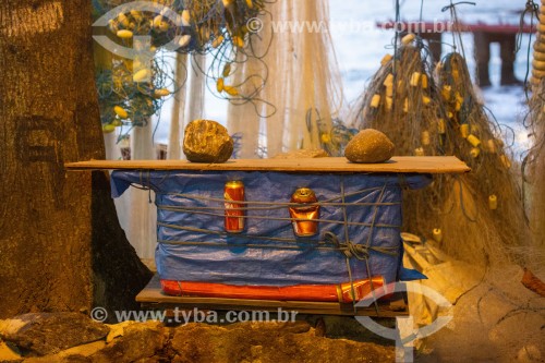 Isopor para venda de cerveja - Colônia de pescadores Z-13 - no Posto 6 da Praia de Copacabana - Rio de Janeiro - Rio de Janeiro (RJ) - Brasil