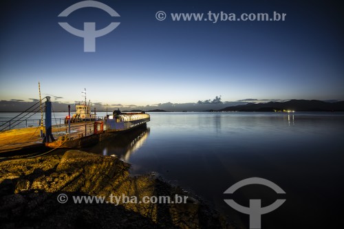 Pôr do sol na Baía da Babitonga - São Francisco do Sul - Santa Catarina (SC) - Brasil