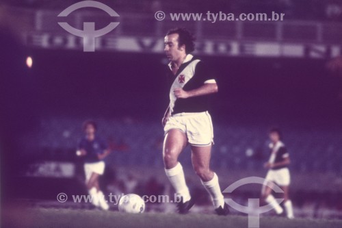Tostão, jogador de futebol, jogando pelo Club de Regatas Vasco da Gama - Anos 70 - Rio de Janeiro - Rio de Janeiro (RJ) - Brasil