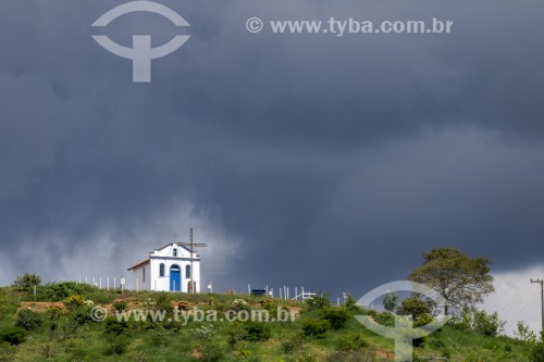 Vista da Capela de Santa Rita - também conhecida como Capelinha  - Guarani - Minas Gerais (MG) - Brasil