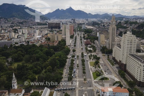 Foto feita com drone da Avenida Presidente Vargas  - Rio de Janeiro - Rio de Janeiro (RJ) - Brasil