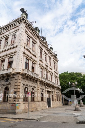 Fachada do Museu da República - antigo Palácio do Catete (1867) - Rio de Janeiro - Rio de Janeiro (RJ) - Brasil