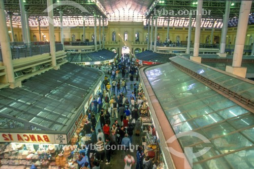 Interior do Mercado Público de Porto Alegre (1869)  - Porto Alegre - Rio Grande do Sul (RS) - Brasil