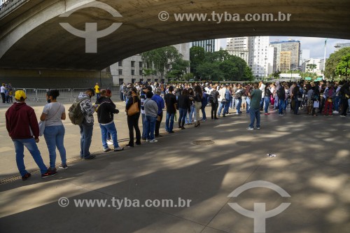Mutirão do sindicato dos comerciários para as pessoas conseguirem emprego  - São Paulo - São Paulo (SP) - Brasil