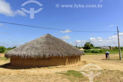 Casa de rezas da Comunidade Caatinga Grande da etnia Truká - Cabrobó - Pernambuco (PE) - Brasil