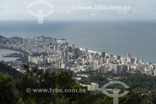 Vista de Leblon e Ipanema à partir da Vista Chinesa - Rio de Janeiro - Rio de Janeiro (RJ) - Brasil