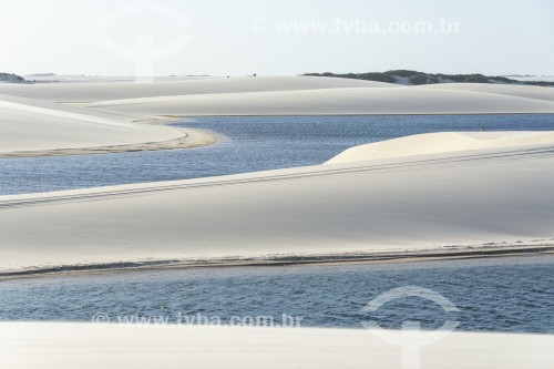 Lagoa das Andorinhas no Parque Nacional dos Lençóis Maranhenses  - Santo Amaro do Maranhão - Maranhão (MA) - Brasil