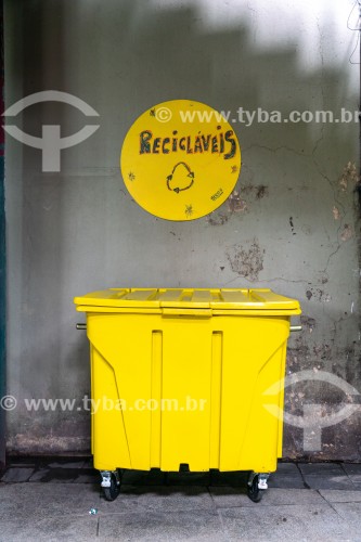 Coleta de lixo reciclável - Fundição Progresso - Rio de Janeiro - Rio de Janeiro (RJ) - Brasil