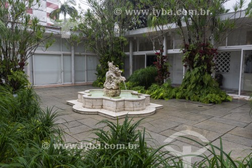 Jardim interno do Instituto Moreira Salles - Rio de Janeiro - Rio de Janeiro (RJ) - Brasil