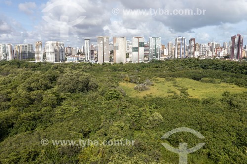 Foto feita com drone do Parque Estadual do Cocó - Fortaleza - Ceará (CE) - Brasil