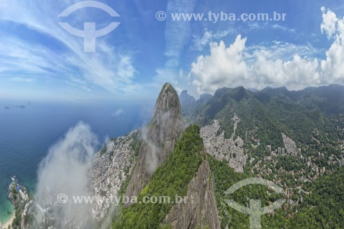 Foto feita com drone do Morro Dois Irmãos - Rio de Janeiro - Rio de Janeiro (RJ) - Brasil