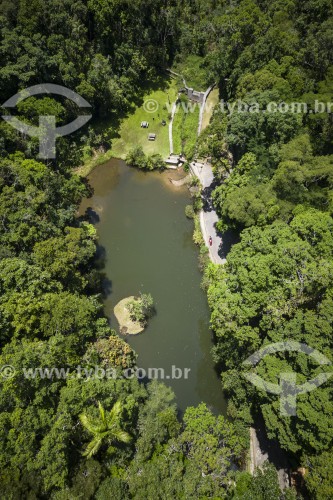 Foto feita com drone da Açude da Solidão - Parque Nacional da Tijuca  - Rio de Janeiro - Rio de Janeiro (RJ) - Brasil