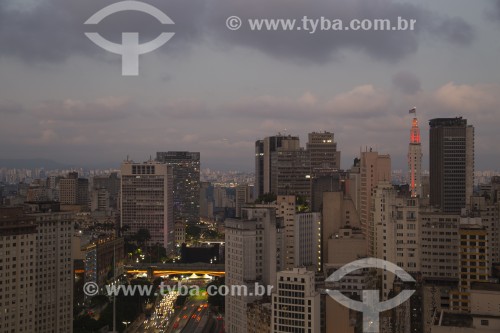 Vista de prédios no Vale do Anhangabaú  - São Paulo - São Paulo (SP) - Brasil