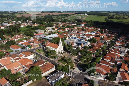 Foto feita com drone da Igreja da paróquia de Santa Apolônia - São José do Rio Preto - São Paulo (SP) - Brasil