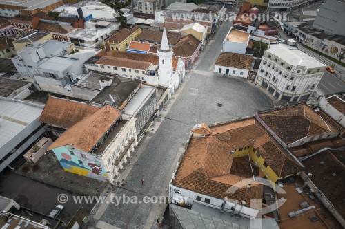 Foto feita com drone do Largo da Ordem - Curitiba - Paraná (PR) - Brasil
