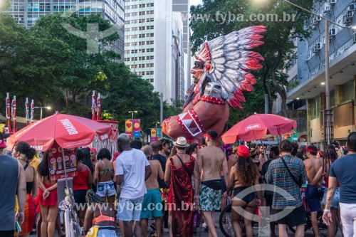 Desfile do bloco de carnaval de rua Cacique de Ramos - Rio de Janeiro - Rio de Janeiro (RJ) - Brasil
