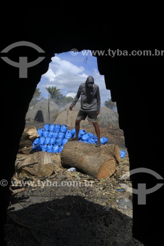 Carvoarias na capital de Boa Vista no Estado de Roraima Foto Ricardo Oliveira