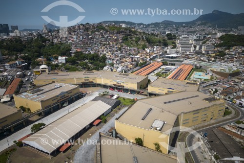 Foto feita com drone da Cidade do Samba Joãozinho Trinta  - Rio de Janeiro - Rio de Janeiro (RJ) - Brasil