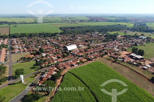 Foto feita com drone do Distrito Baguaçu - Olímpia - São Paulo (SP) - Brasil
