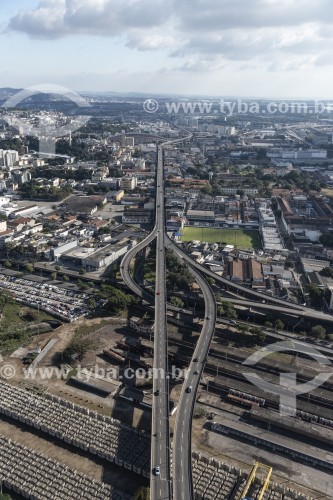 Vista aérea da Linha Vermelha - Rio de Janeiro - Rio de Janeiro (RJ) - Brasil