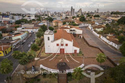 Foto feita com drone da Paróquia de Nossa Senhora do Rosário e São Benedito - Cuiabá - Mato Grosso (MT) - Brasil