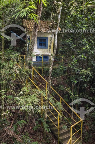 Antiga estação de captação de água na Floresta da Tijuca - Parque Nacional da Tijuca - Rio de Janeiro - Rio de Janeiro (RJ) - Brasil