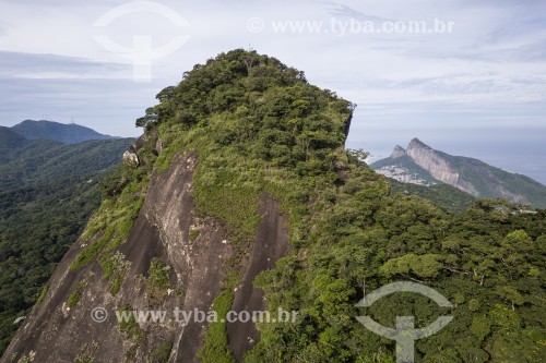 Foto feita com drone do Pico Agulhinha da Gávea - Rio de Janeiro - Rio de Janeiro (RJ) - Brasil