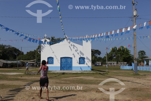 Comunidade Nossa Senhora das Lágrimas na zona rural de Parintins - Parintins - Amazonas (AM) - Brasil