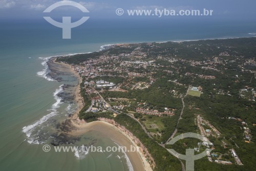 Foto feita com drone da orla e das Praias no Distrito de Pipa - Tibau do Sul - Rio Grande do Norte (RN) - Brasil