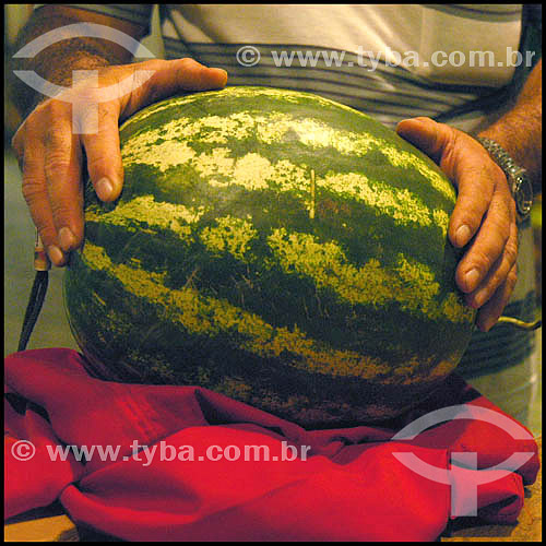  Watermelon - Municipal Market of Sao Paulo city - Sao Paulo state - Brazil 