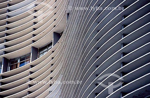  Copan`s Building (project of the architect Oscar Niemeyer) - Sao Paulo city - Sao Paulo State - Brazil 