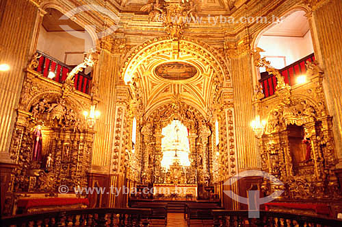  Architectural detail, interior of the Our Lady of Pilar Church (1) - Ouro Preto (2) - Minas Gerais state - Brazil  (1) The church is a National Historic Site since 09-08-1939.   (2) Ouro Preto city is a World Heritage in Brazil since 09-05-1980. 