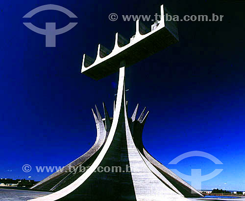  Brasilia Cathedral (1) - Brasilia city (2) - Federal District - Brazil  (1)The Cathedral is a National Historic Site since 08-13-85. (2)The city of Brasilia is World Patrimony for UNESCO since 12-11-1987. 