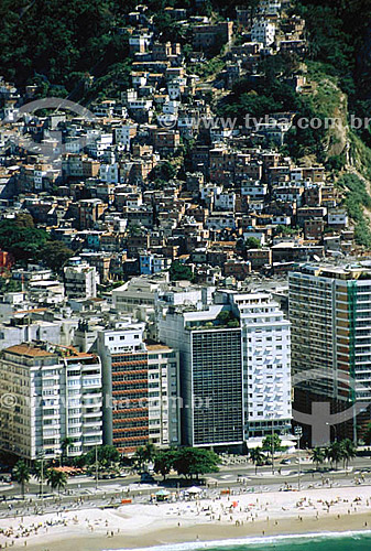  Favela Chapeu Mangueira Slum - Copacabana neighbourhood - Rio de Janeiro city - Rio de Janeiro state - Brazil 
