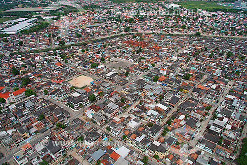  Aerial view of Cidade de Deus favela - Rio de Janeiro city - Rio de Janeiro state - Brazil 