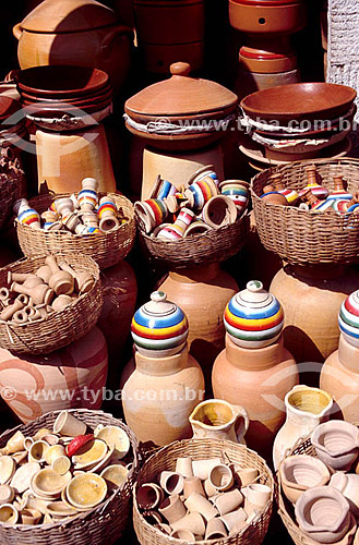  Handmade ceramics - Craftwork - Mercado Sao Joaquim Market - Salvador city - Bahia state - Brazil 