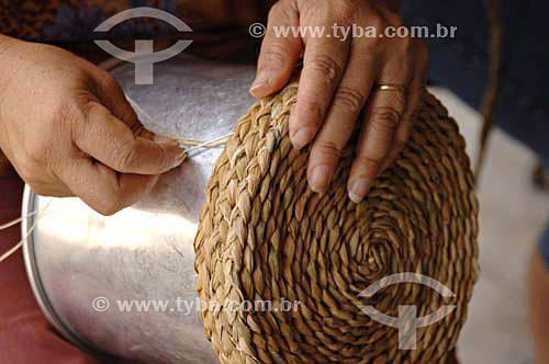  Craftsmanship using Taboa fibers  - Quissama city - Brazil