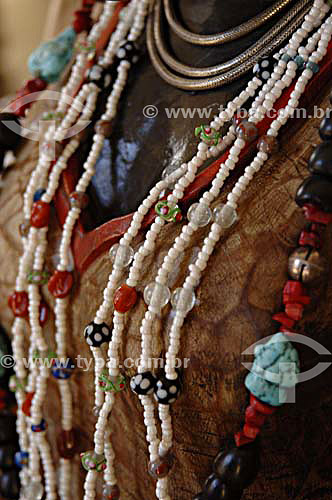  colorful necklaces, brazilian craftsmanship  - Paraty city - Brazil