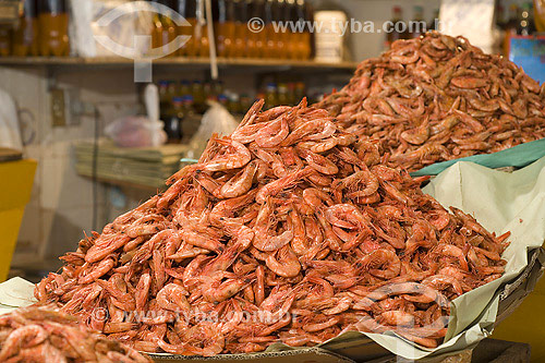  Dried shrimps at Sao Joaquim fair  - Salvador city - Brazil