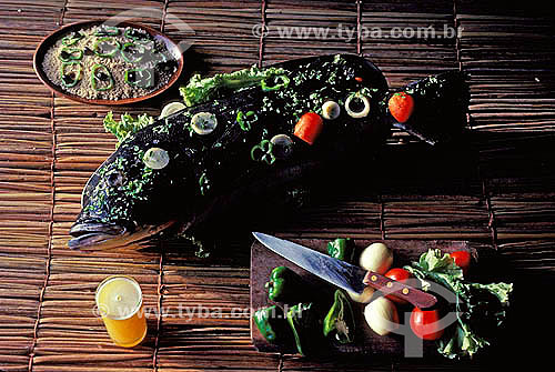  Food - Typical culinary of north Brazil - Tucunare fish 
