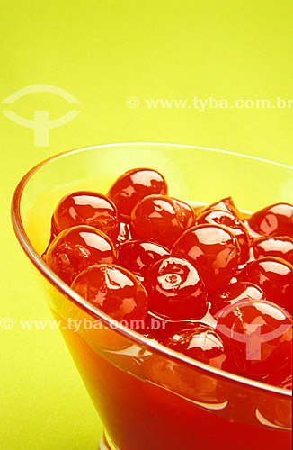  Food - Sweet - cup with cherries 