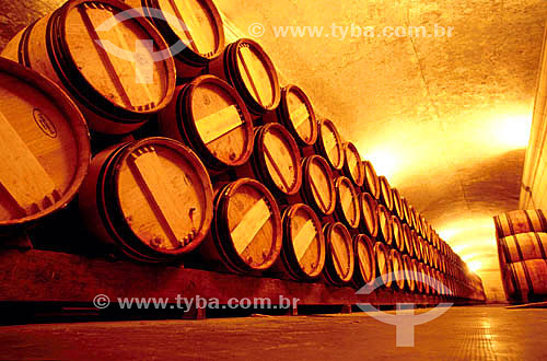  Wine cellar - stored barrels 