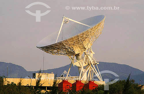  Telecommunication - Embratel satellite antena - Itaborai - Rio de Janeiro state - Brazil 