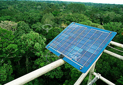  Solar energy flat-plate collector in Amazonian forest - INPA (National Institute of the Amazonian Researches) - Brazil 