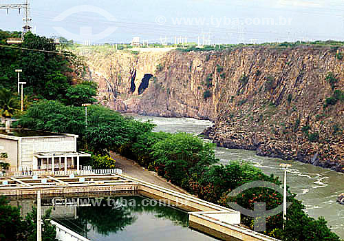  Hydroelectric Power Station of Paulo Afonso on San Francisco River bank - Bahia state - Brazil 